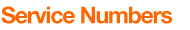 Service Numbers
